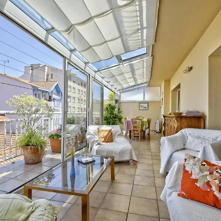 T3 Avec Garage, Balcon Et Veranda - Centre D'arcachon, A 300m De La - Fr-1-433-47 * 阿卡雄
